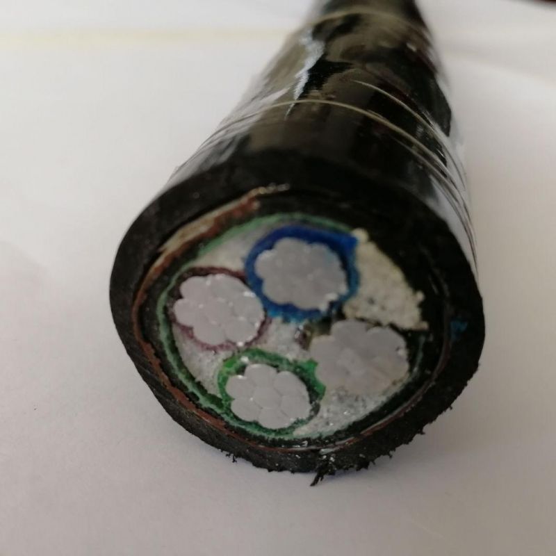 0.6/1kv Cables De Reseau Souterrain Cable Bt 3X95+50mm2 Alu Steel Armour U 1000 Arvfv Cable