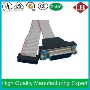 15 Pin D-SUB Female to IDC Computer Flat Cable