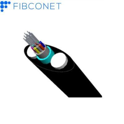 Flat ADSS Aerial Outdoor FTTH Drop Cable Optic Fiber Cable