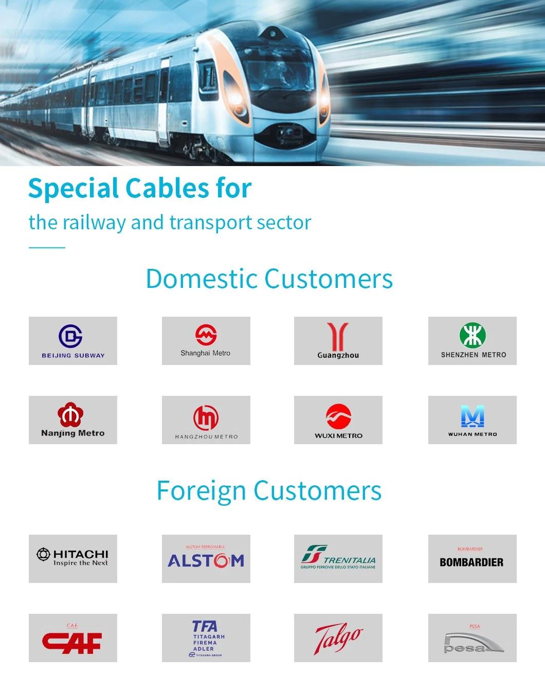 Customized Color Communication Cable with Non-Toxic Insulation Materials for High-Speed Rail