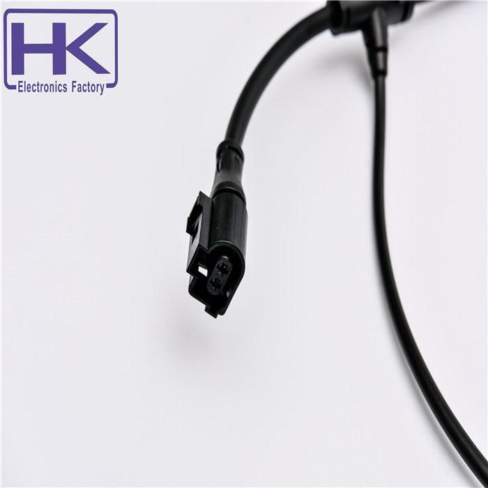 100% Continuity Testing Waterproof Overmolding Traceability ABS Wire Harness with Rubber Tube Te Connectors Leoni Cable for Automobile Industry