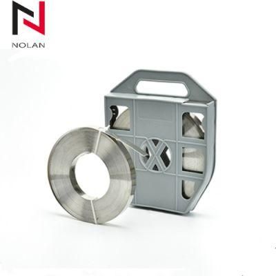 Stainless Steel Cable Banding with Blue PVC Coated