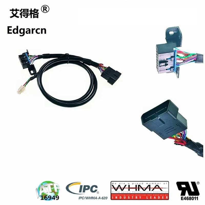 Te Connector Connect 24AWG&18AWG Industrial Custom Electric Cable Harness
