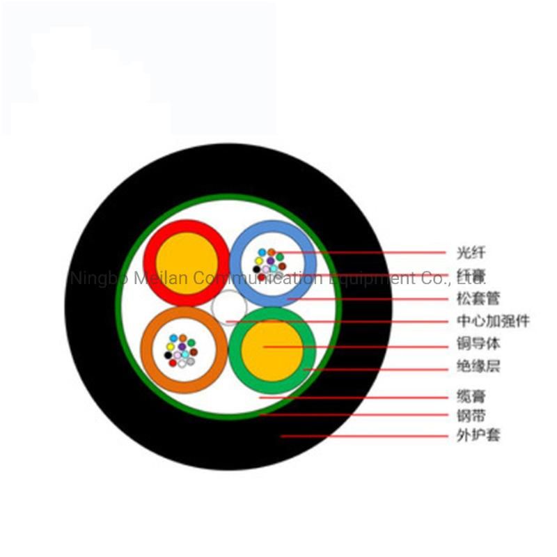 Armored Gdts Outdoor Optical Cable Single-Mode RV 2.5*2mm-Power 4-144 Core