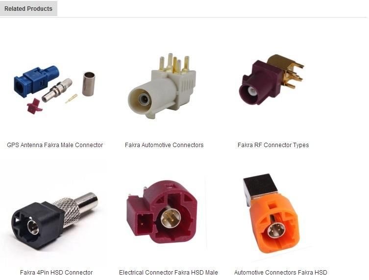Automotive Connectors Hsd Connector Standard Z Code 4-Pin Right Angle Plug