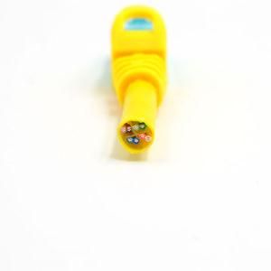 Wonterm CAT6 7*0.2mm PVC Pass Fluke Copper Yellow 3m