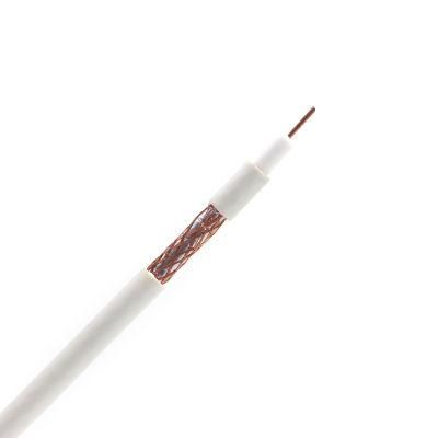 China Factory Best Quality 75ohm Coaxial Cable Rg59 with Power, High Quality RG6 CCTV Cable