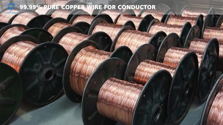 Flexible Cooper Wire PVC Insulation PVC Jacket Flat Cable TPS Cable