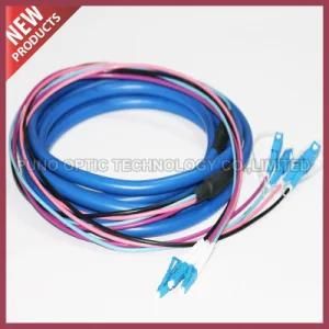 FTTH Fiber Optic Multimode LC to SC Connector Fan-out Cable