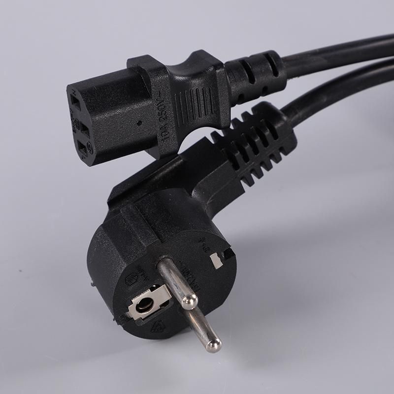 Europe Standard Extension Power Cords with VDE 10A 3 Pin Plug