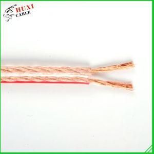 Goliden or Silver Wire Transparent Speaker Wire with Latest Style