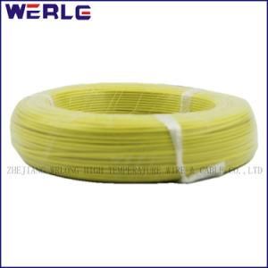 UL 3135 AWG 17 Yellow PVC Insulated Tinner Cooper Silicone Wire