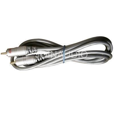 RCA Cable with Metal RCA Plug (1RCA-1RCA M)