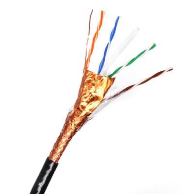 OEM High Quality 4 Pairs Copper Cable FTP Cat5e LAN Cable for Network