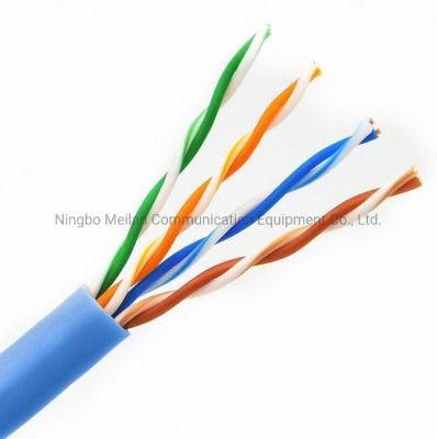 CAT6A Cable Network Customized Length LAN Patch Cord UTP Type Roll 4 Pair UTP Cable