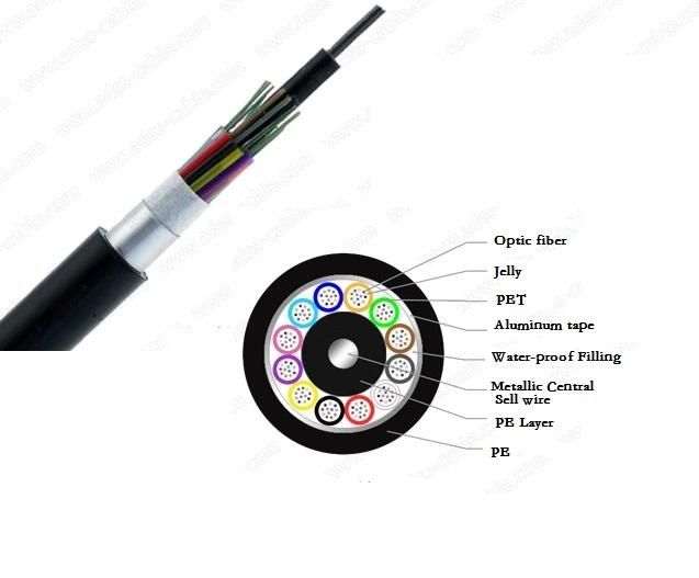 24 Core GYTA-Fiber Optic Cable for Duct GYTA