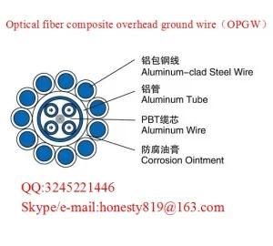 16 Core Single Mode Optical Fiber Composite Overhead Ground Wire