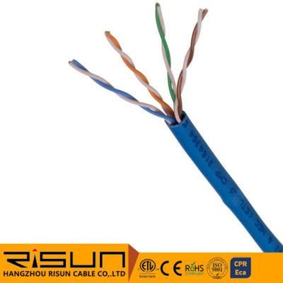 Cat5e UTP 4pairs Copper Pure Conductor 24AWG Twisted 4 Pairs
