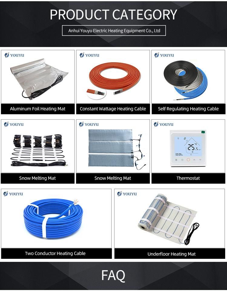 Electric Heat Cable Waterproof Roof and Gutter Deicing Heating Cable