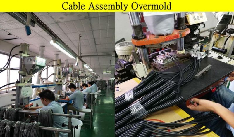 OEM/ODM Electronic Equipment Spring Cable, Wire Harness, Cable Assembly