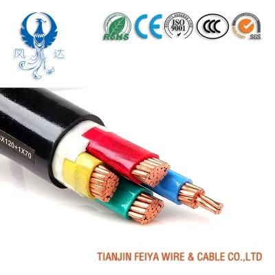 Fire Resistant PVC Insulated Sheathed Underground Electrical Copper Aluminum Cable RM/Em 4-Cores Power Cable