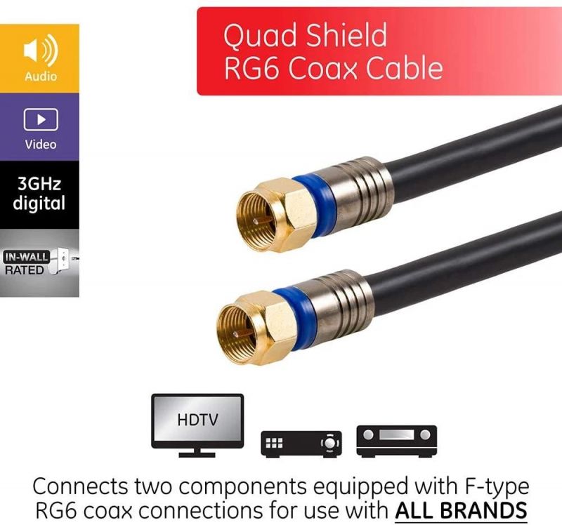 Coaxial Cable Rg58 Rg59 RG6 TV Cable Satellite Cable