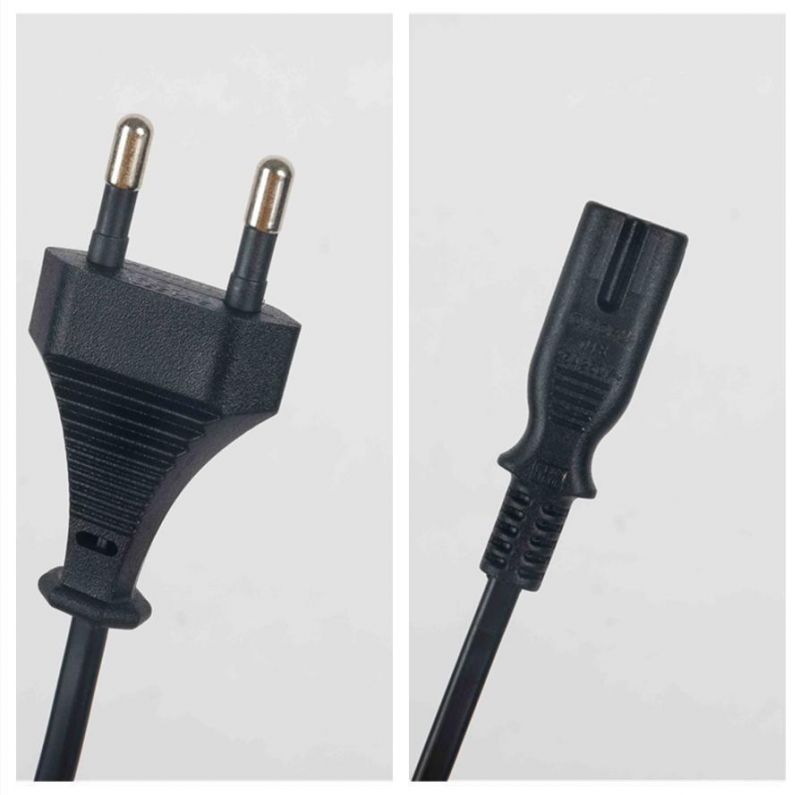 Imq Approval 2 Core Plug IEC Connector C8 Cable