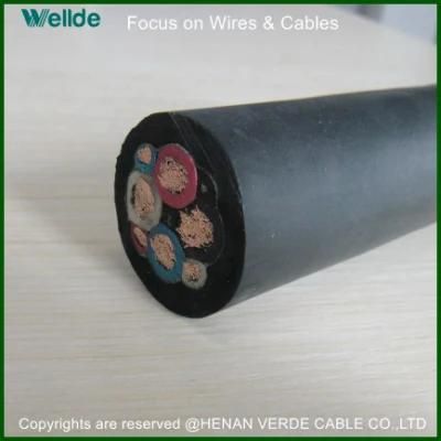 Flame Retardant Oil Resistant Flexible Copper Wire Mining Rubber Cable