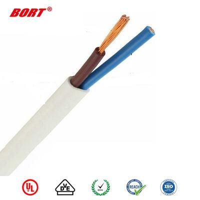 Europe Standard VDE Certificated H03vvh2-F Copper Flat Cable Wire