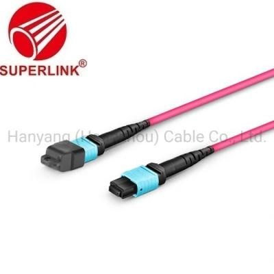 Customized 8-144 Fibers MTP 12 Om4 Multimode Elite Breakout Cable