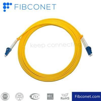 FTTH LC to LC Duplex Sm G652D 9/125 Optical Fiber Patch Cord