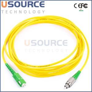 Sc/APC-FC/APC Single Mode Optic Fiber Patch Cord