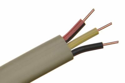 BVVB 3X1.5 PVC Insulated and PVC Jacket Electric Wire 3 Core Flat Cable