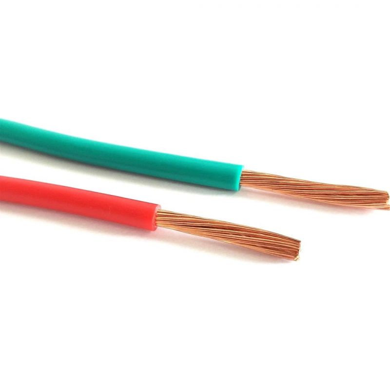 Single Copper Core Heat-Resistance 90 º C PVC Insulated Flexible Wire