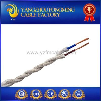 PVC Insulated Twisted-Pair Cotton Braided Lamps Electrical Wire