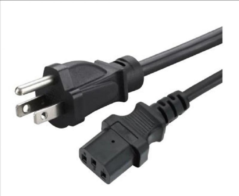 UL Approved 3 Pins Power Extension Cord