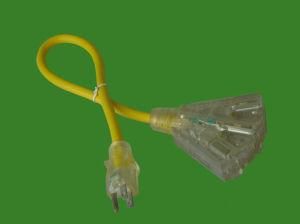 Heavy Duty Extension Cord with Lighted End
