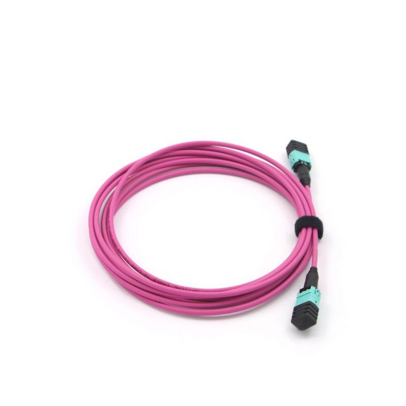 MPO (Female) -MPO (Female) Fiber Optical Patch Jumper with Om5 Fiber Cable 10 Meter
