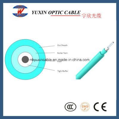 10g Om3 50/125um Multimode Simplex Tight Buffer Round LSZH Indoor Fiber Optic Cable