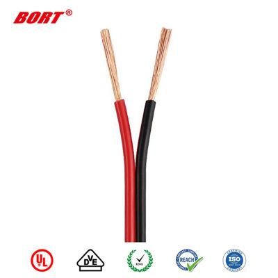 China Speakers Wire Flat Wire UL2468 18AWG 41/0.16mm Pure Copper Electrical Wire Cable Factory