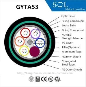 Outdoor Direct Burial GYSTA53 fiber optic Cable