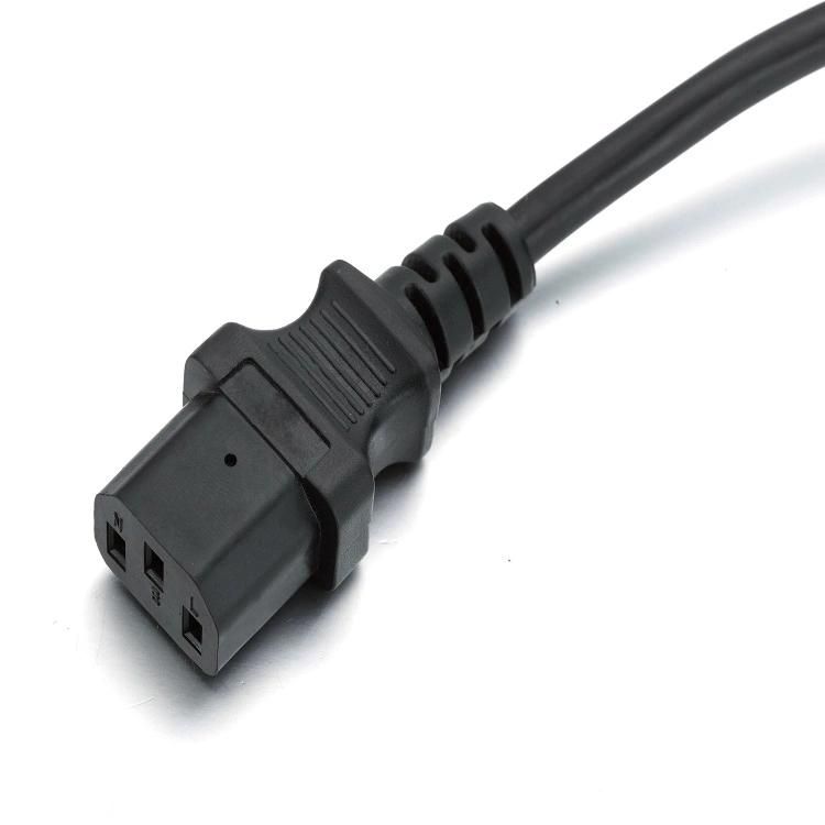 Universal Used 3 Pins AC Power Extension Cord with C13 and C14 Connector