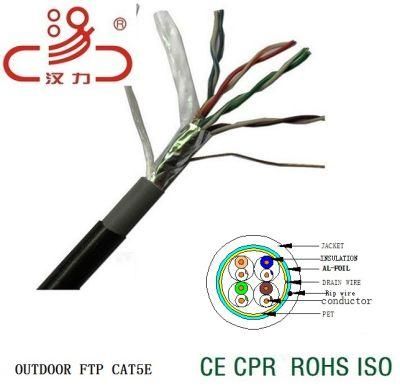 Cat5e LAN Cable Cable Cat5e Fiuke 100m FTP Cat5e &amp; Utpcat5e