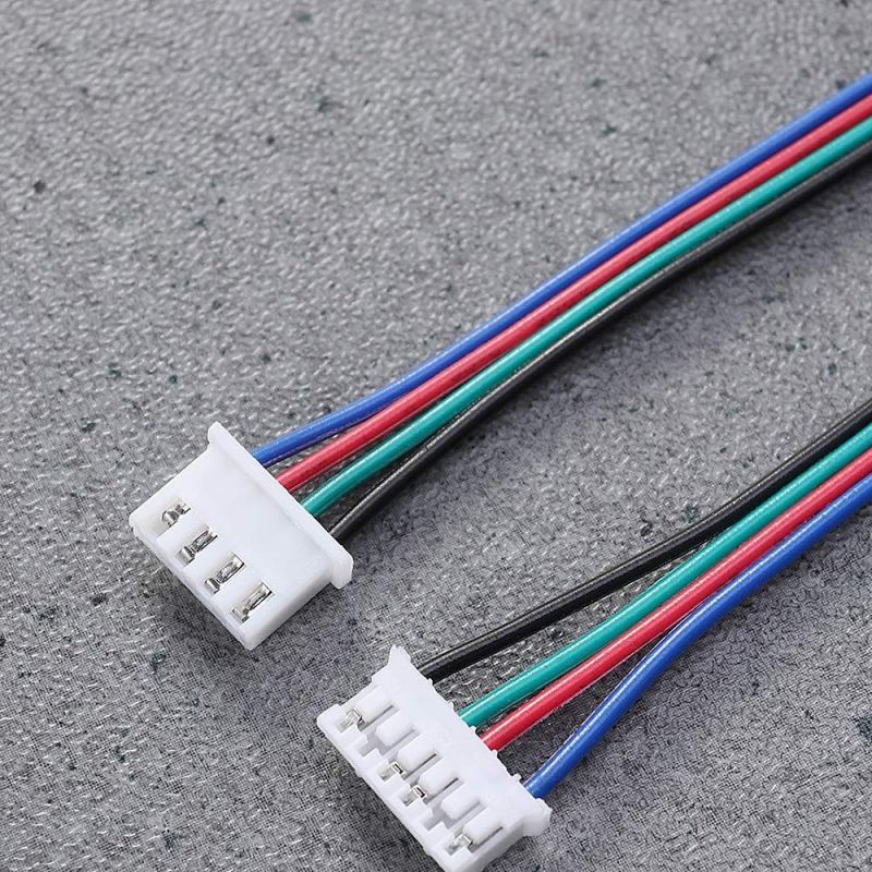 Olearn 2m Motor Connector Cables Xh2.54 4pin to Xh2.0 6pin White Terminal Paralled Motor Wires for 3D Printer Stepper Motor Extension Cable