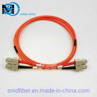 Fiber Jumper Cable Sc to Sc 62.5/125 3.0mm Duplex Orange