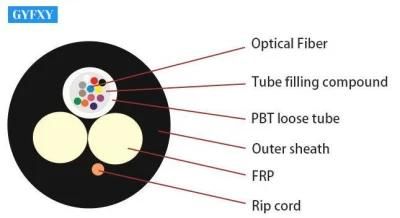 Use for Outdoor FRP Strength Member Gyfxy Fiber Cable