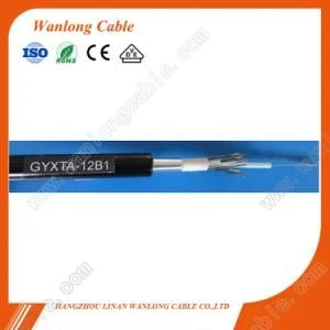 G652D Central Tube Optical Fiber Cable Steel Wires Armored Gyxta