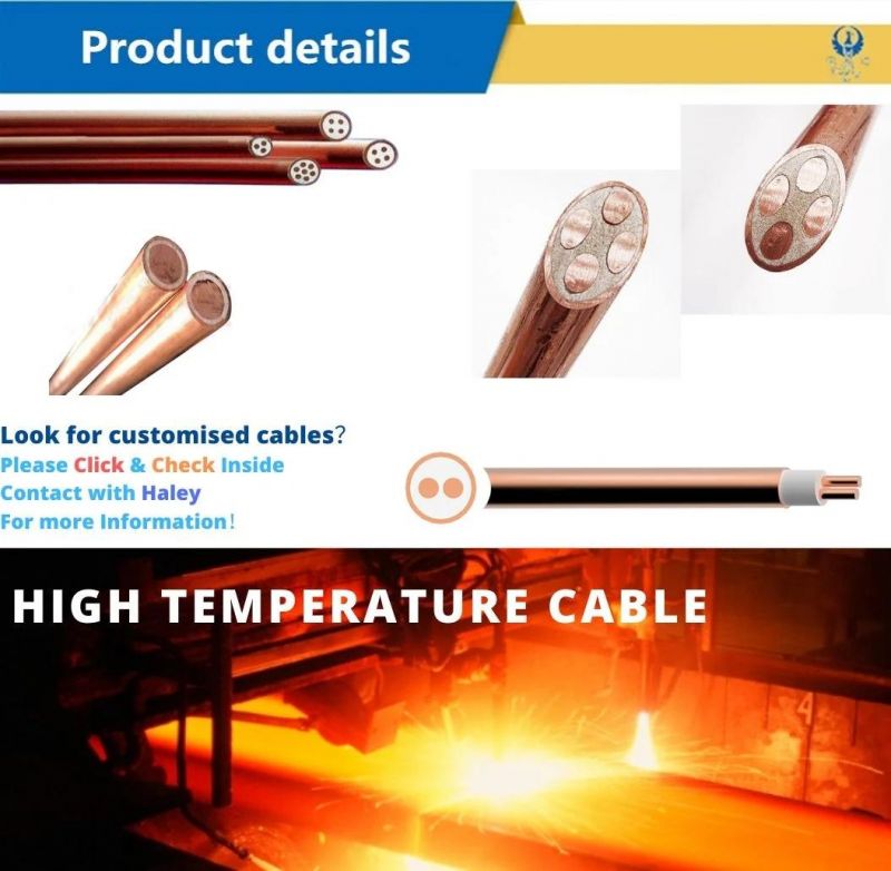 Elevator Bttz Type Heavy Duty 750V Fire Resistant Micc Mineral Insulated Power Cable Aluminium Cppper Control Electric Wire Coaxial Cable