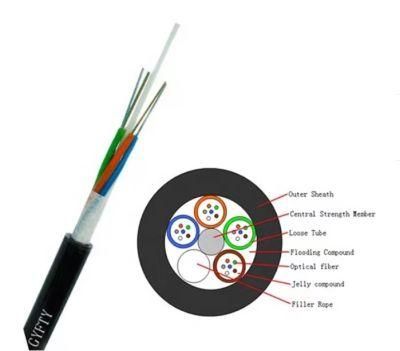 GYFTY Network Cable Outdoor Fiber Cable Central Loose Tube Optical Fiber Cable