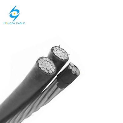 Overhead Aluminum ABC Cable XLPE Insulated 2+1 Core Twisted Duplex Triplex Quadruplex Multicore